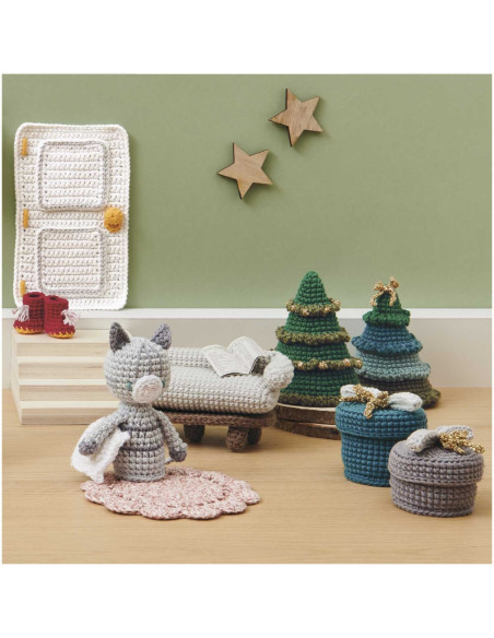 Coffret 20 pelotes de coton Ricorumi - Monde des lutins