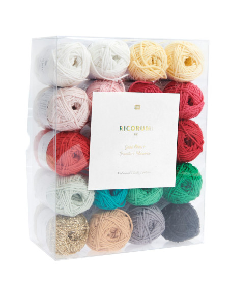 Confezione di 20 gomitoli di cotone Ricorumi - Just Bees + Fruits + Flowers