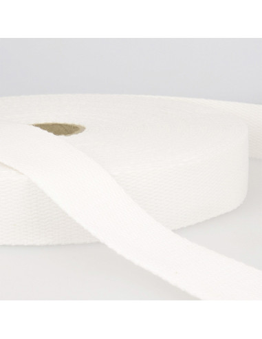 Cinghia di cotone per borse - Bianco