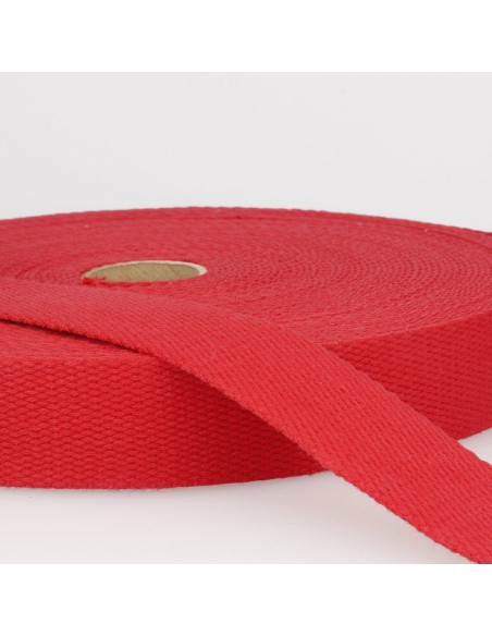 Cinghia di cotone per borse - Rosso