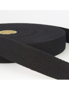 Cinghia in cotone per borse - Nero