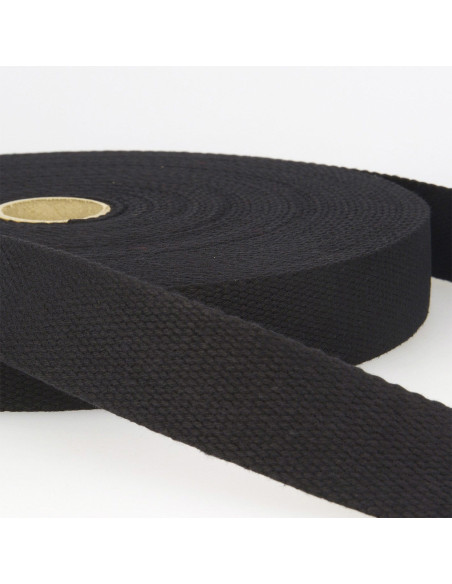Cinghia in cotone per borse - Nero