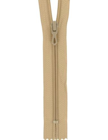 Cerniera lampo in nylon - Beige antilope