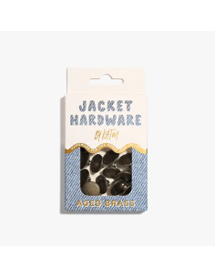 Kit di bottoni jeans per giacche - Ottone 2