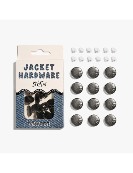 Kit di bottoni jeans per giacche - Stagno