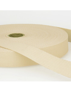 Cinghia in cotone per borse - Ecru