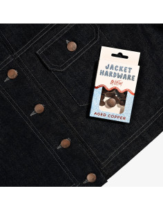 Kit di bottoni per giacche in jeans - Rame 2