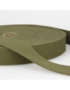 Cinghia in cotone per borse - Kaki