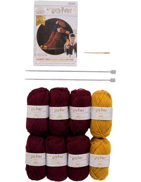 Kit da maglia Harry Potter – Calzini e Guanti Senza Dita Grifondoro
