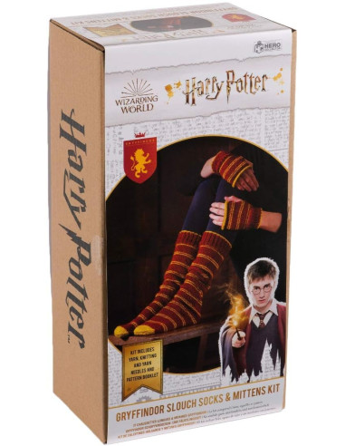 Kit da maglia Harry Potter – Calzini e Guanti Senza Dita Grifondoro
