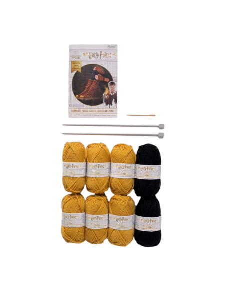 Kit da maglia Harry Potter – Calzini e Guanti Senza Dita Tassorosso