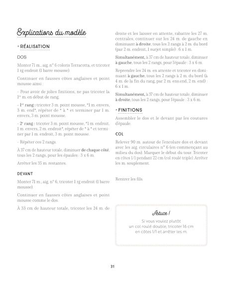 Libro accessori da lavorare a maglia - 20 modelli da realizzare