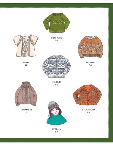 Libro maglie nordiche - 12 modelli da lavorare a maglia per l'inverno