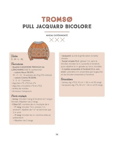 Libro maglie nordiche - 12 modelli da lavorare a maglia per l'inverno