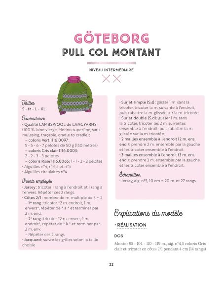 Libro maglie nordiche - 12 modelli da lavorare a maglia per l'inverno