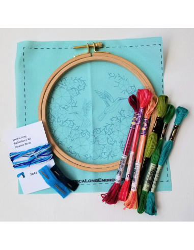 Kit broderie - Summer Birds