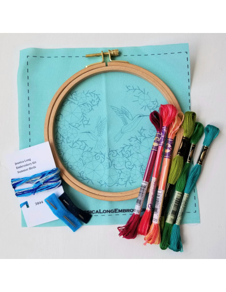 Kit broderie - Summer Birds