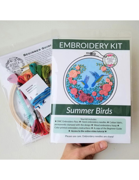 Kit broderie - Summer Birds