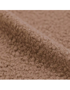 Tessuto pelliccia riccia - Mocha