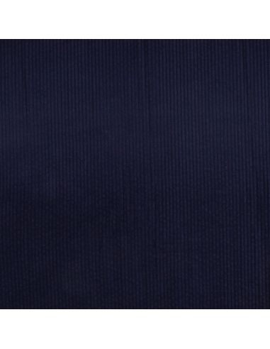 Tessuto velluto a coste cotone - Blu marino