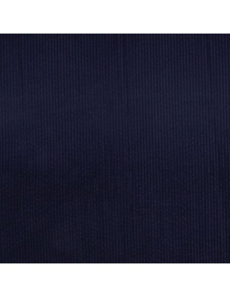 Tessuto velluto a coste cotone - Blu marino