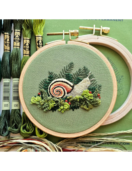 Kit broderie - Magic Snail