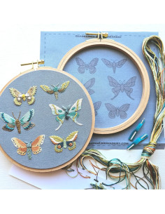 Kit ricamo - Moth Sampler 2