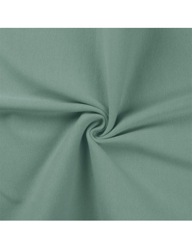 Tessuto jersey a coste - Verde grigio