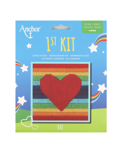 Il mio primo kit di tela - Cuore