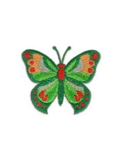 Patch termoadesivo farfalla - Verde