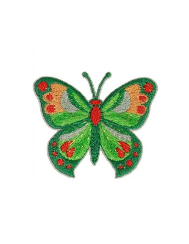 Patch termoadesivo farfalla - Verde