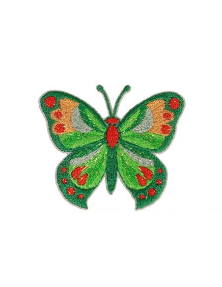 Patch termoadesivo farfalla - Verde