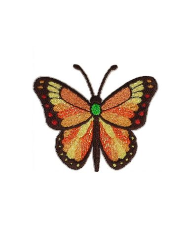 Patch termoadesivo farfalla - Arancione