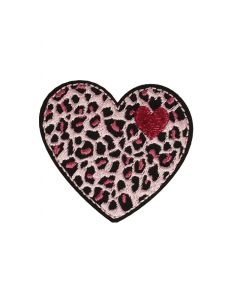 Toppa termoadesiva cuore - Pantera Rosa