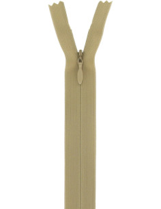 Cerniera invisibile - Beige medio