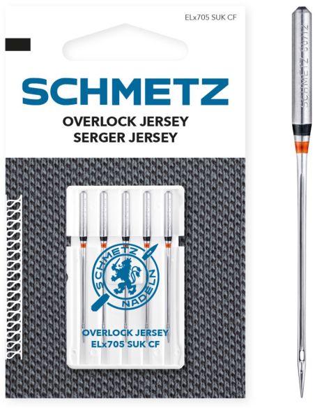 Aghi per tagliacuci speciali per jersey Schmetz