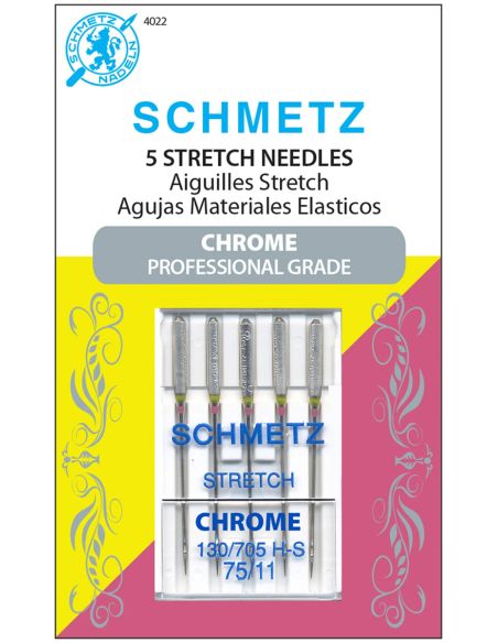 Aghi stretch cromati Schmetz