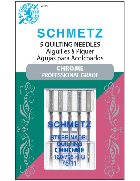 Aghi per quilt cromati Schmetz