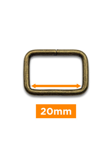 Fibbia rettangolare - Bronzo 20 mm