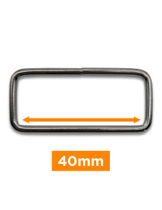 Fibbia rettangolare - Cannone da 40 mm