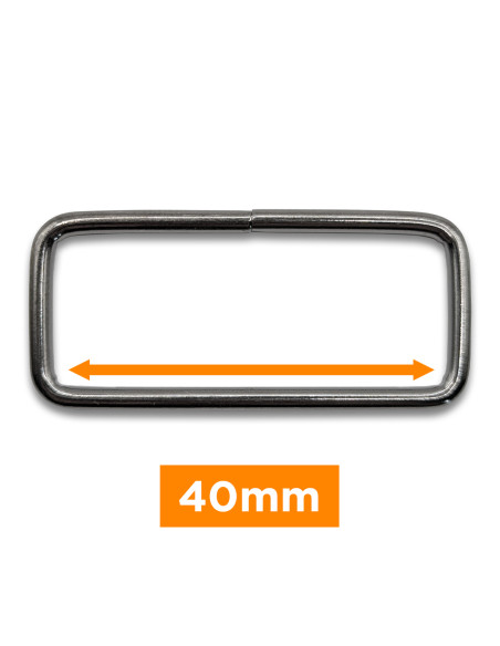 Fibbia rettangolare - Cannone da 40 mm