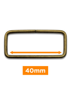 Fibbia rettangolare - Bronzo 40 mm