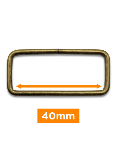 Fibbia rettangolare - Bronzo 40 mm