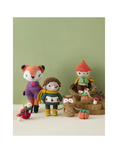 Libro bambole & amigurumi in autunno