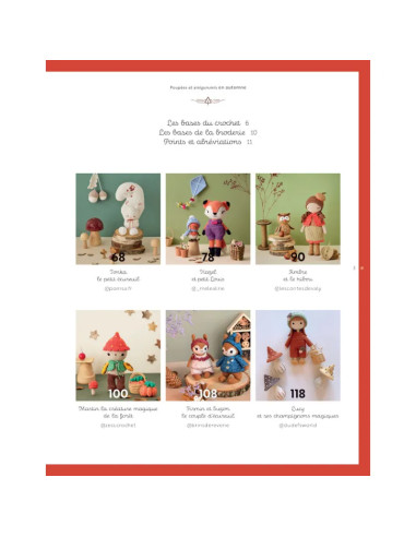 Libro bambole & amigurumi in autunno