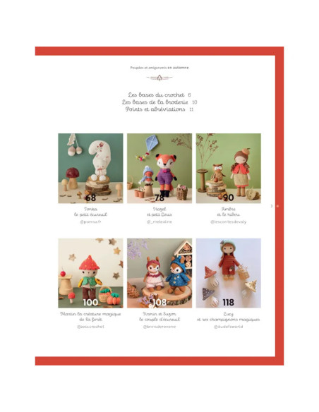 Libro bambole & amigurumi in autunno