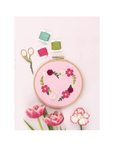 Libro ricamo di fiori
