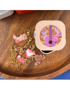Set di 12 anelli marcapunti - Cowgirl summer