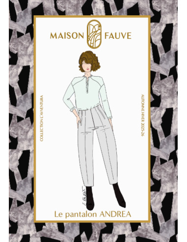 Modello di pantaloni Andréa - Maison Fauve