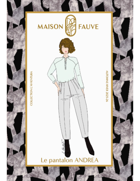Modello di pantaloni Andréa - Maison Fauve